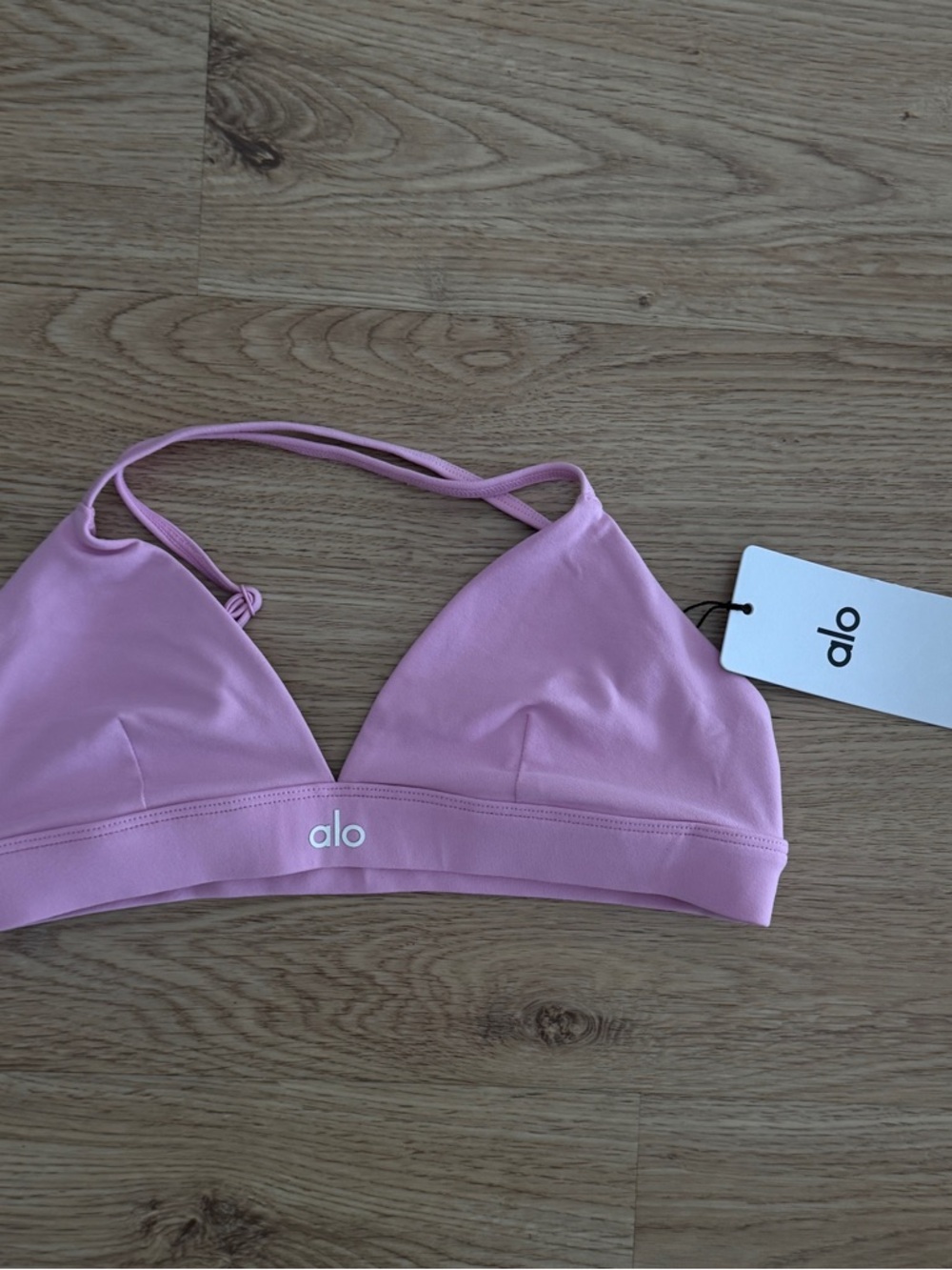 Alo Yoga Splendor Bra in Candy Heart Pink size S- NWT